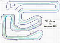 Upper level trackplan as of 2013